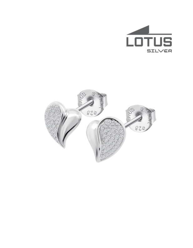 LOTUS SILVER EARRINGS
